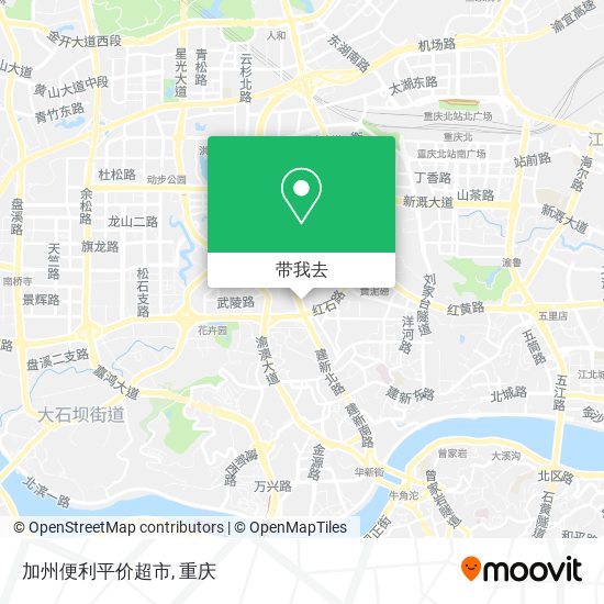 加州便利平价超市地图