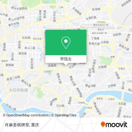 肖麻姜棋牌室地图