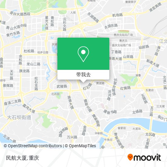 民航大厦地图