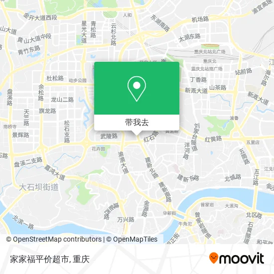 家家福平价超市地图