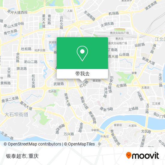 银泰超市地图