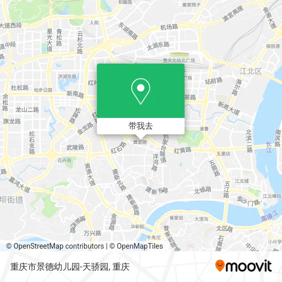 重庆市景德幼儿园-天骄园地图