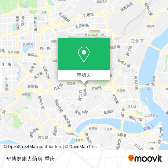 华博健康大药房地图