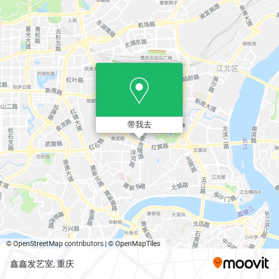 鑫鑫发艺室地图