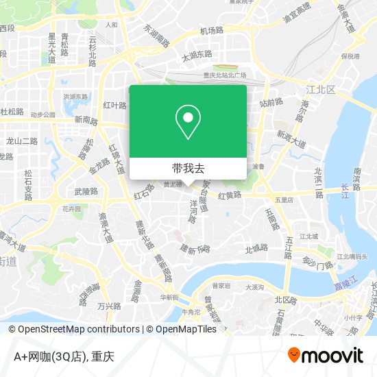 A+网咖(3Q店)地图