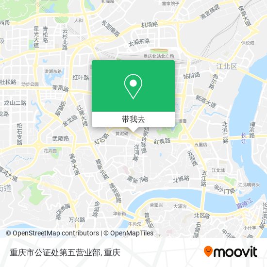 重庆市公证处第五营业部地图