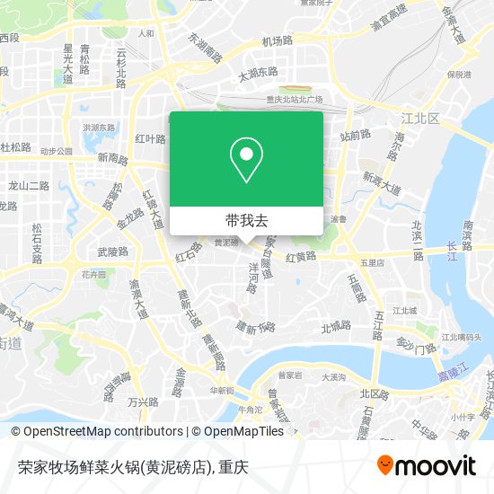 荣家牧场鲜菜火锅(黄泥磅店)地图