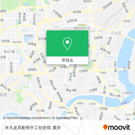 米凡皮具配饰手工创意馆地图