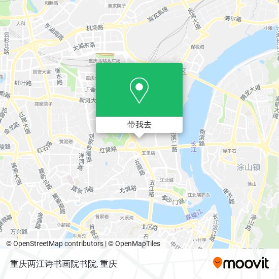 重庆两江诗书画院书院地图