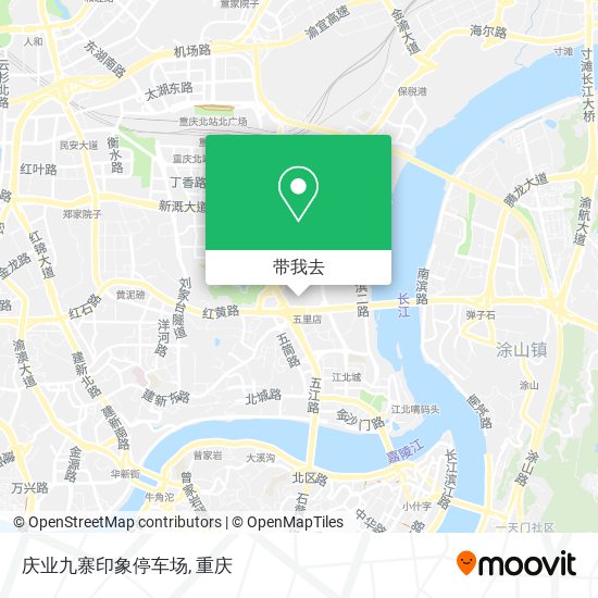 庆业九寨印象停车场地图