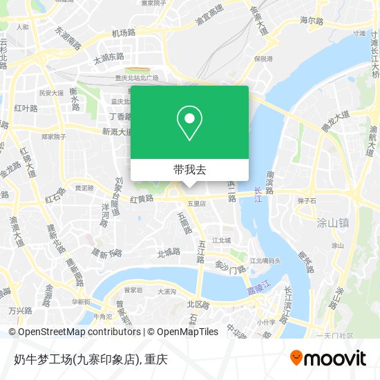 奶牛梦工场(九寨印象店)地图