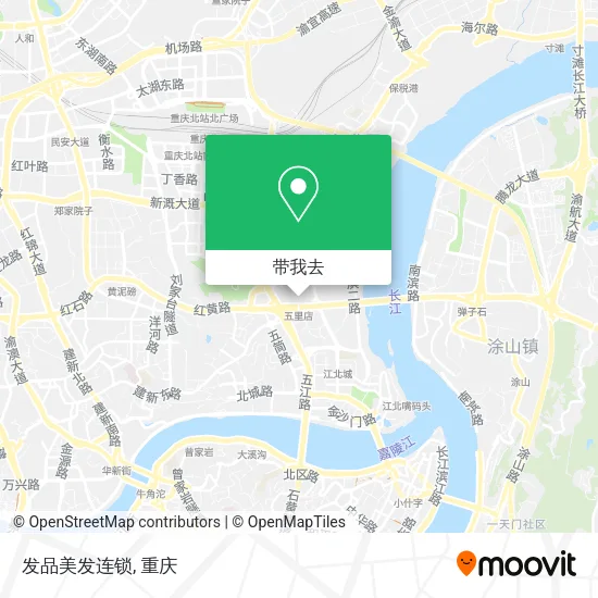 发品美发连锁地图