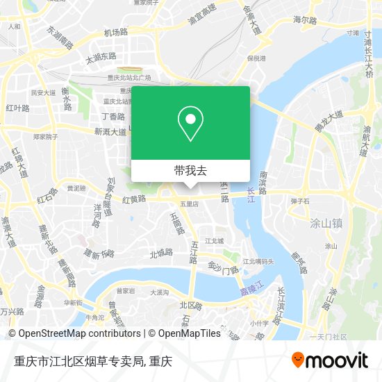 重庆市江北区烟草专卖局地图