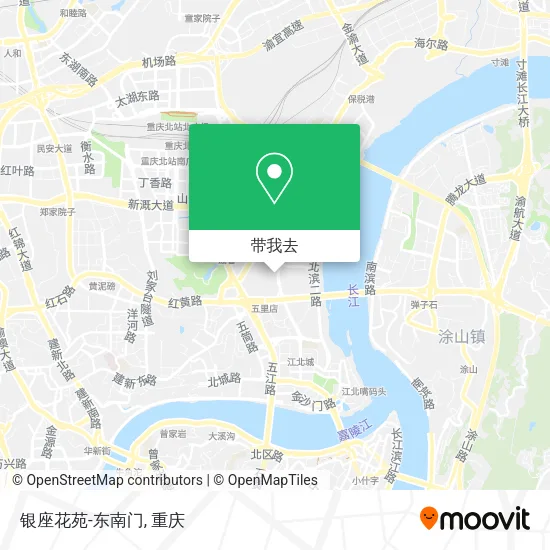 银座花苑-东南门地图