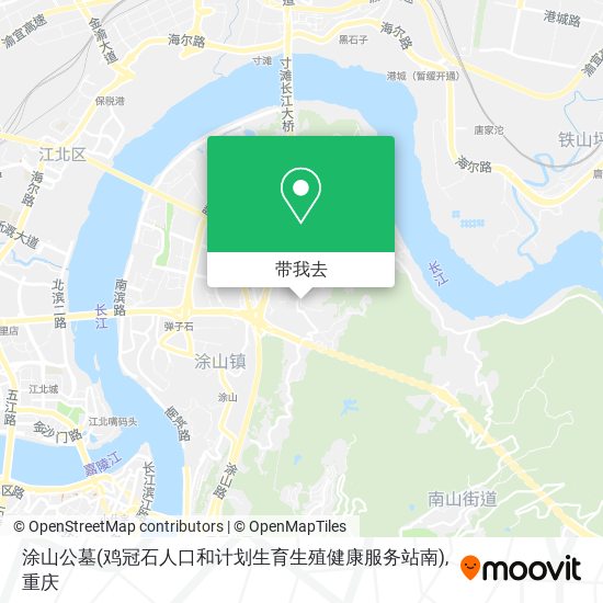 涂山公墓(鸡冠石人口和计划生育生殖健康服务站南)地图