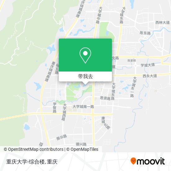 重庆大学-综合楼地图