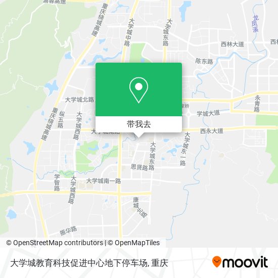 大学城教育科技促进中心地下停车场地图