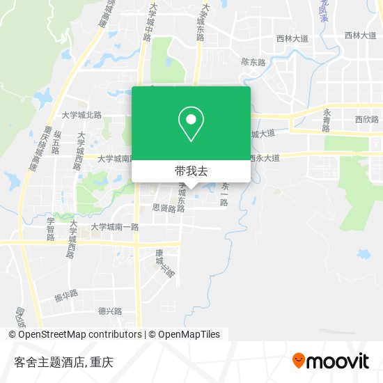 客舍主题酒店地图