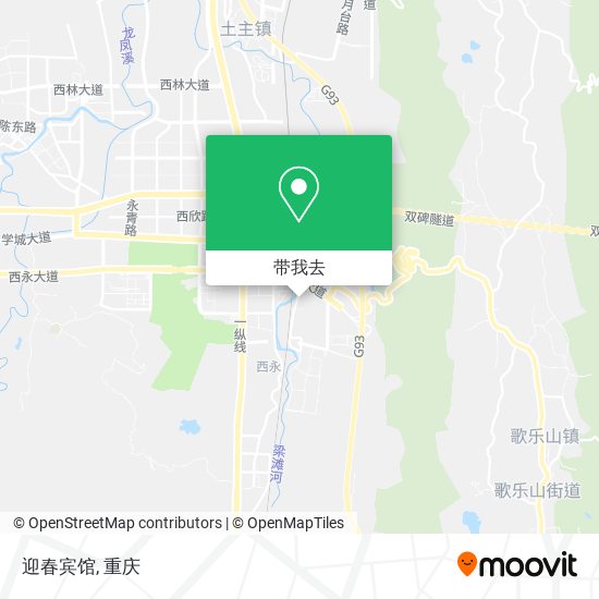 迎春宾馆地图