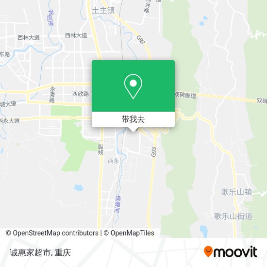 诚惠家超市地图