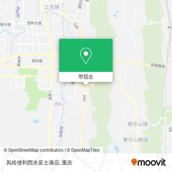 凤梧便利西永富士康店地图