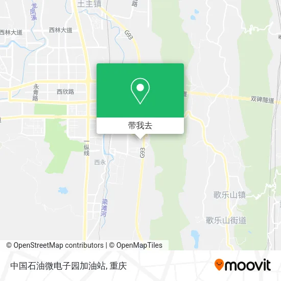 中国石油微电子园加油站地图