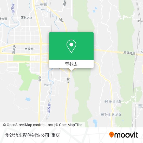 华达汽车配件制造公司地图