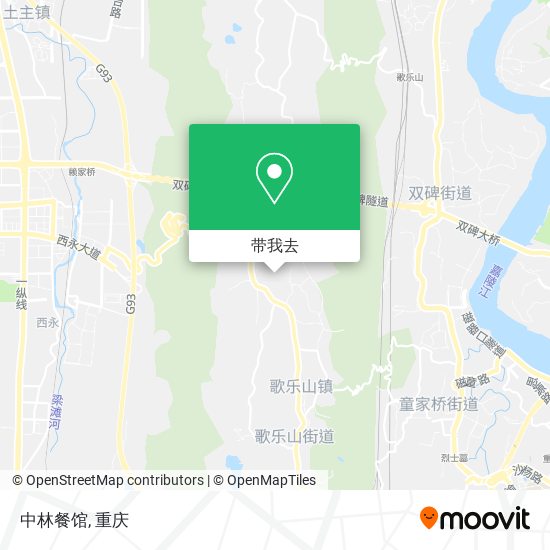 中林餐馆地图