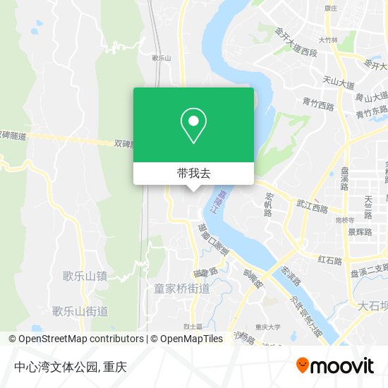 中心湾文体公园地图