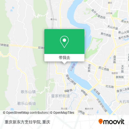 重庆新东方烹饪学院地图