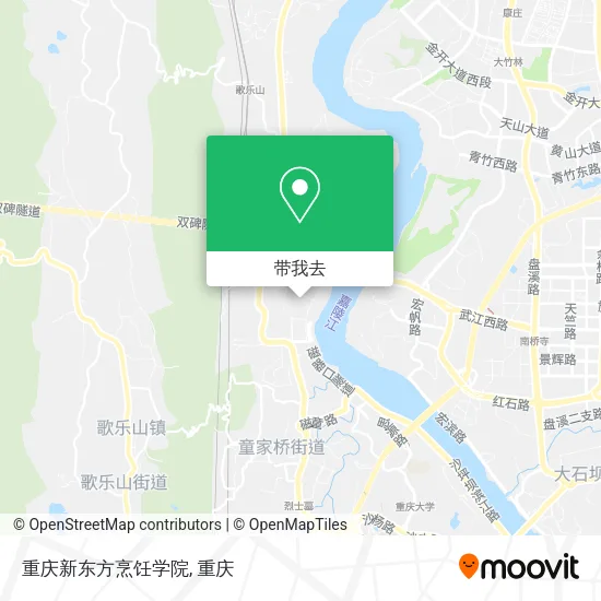 重庆新东方烹饪学院地图