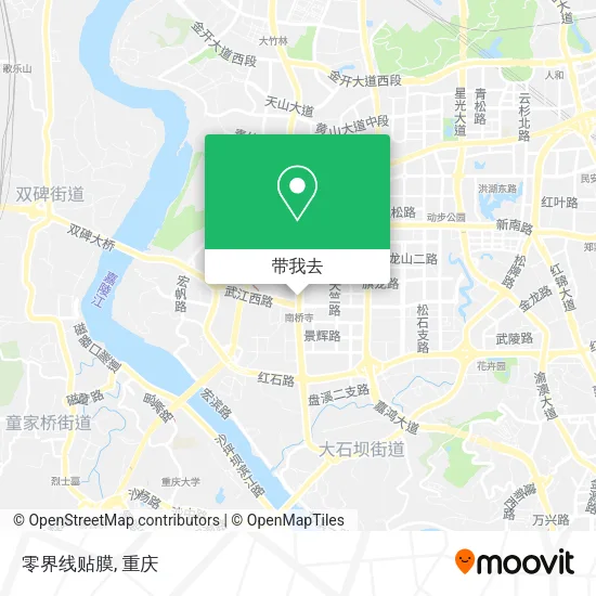 零界线贴膜地图