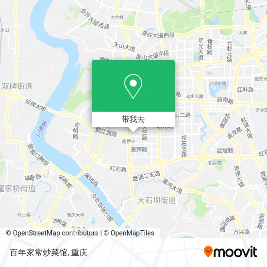 百年家常炒菜馆地图