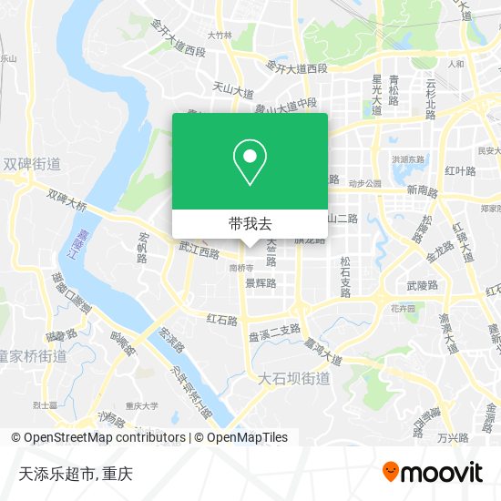 天添乐超市地图