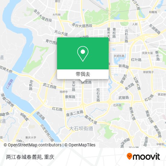 两江春城春麓苑地图