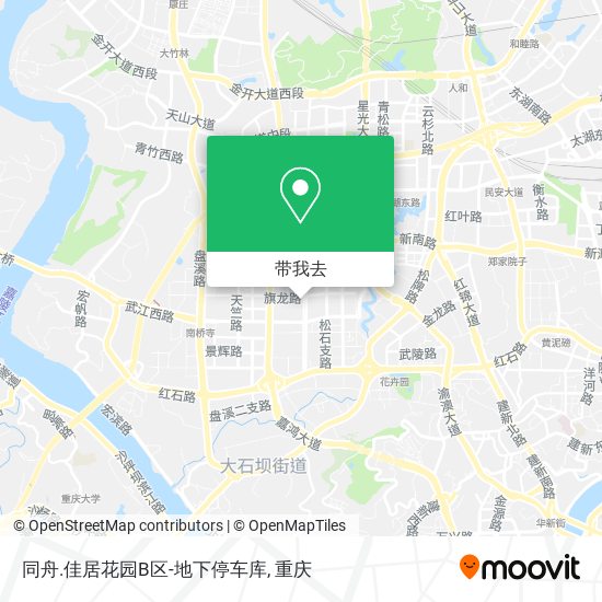 同舟.佳居花园B区-地下停车库地图