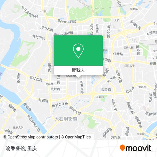渝香餐馆地图