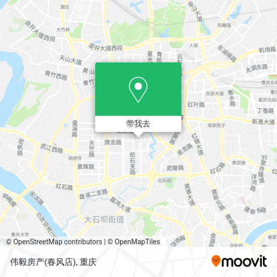 伟毅房产(春风店)地图