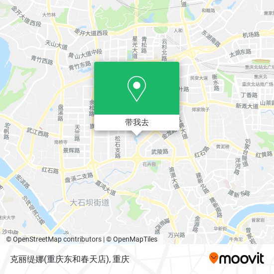 克丽缇娜(重庆东和春天店)地图