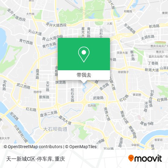 天一新城C区-停车库地图