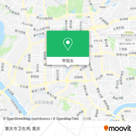 重庆市卫生局地图