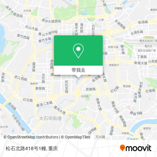 松石北路418号1幢地图