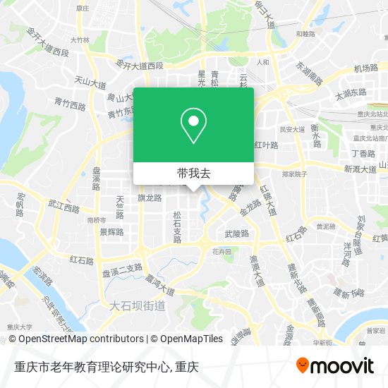 重庆市老年教育理论研究中心地图