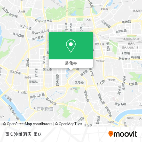 重庆澳维酒店地图