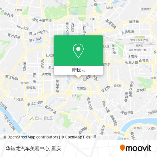 华钰龙汽车美容中心地图