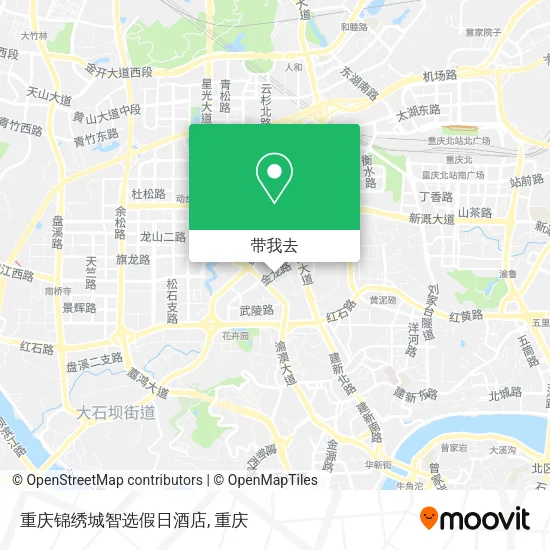 重庆锦绣城智选假日酒店地图