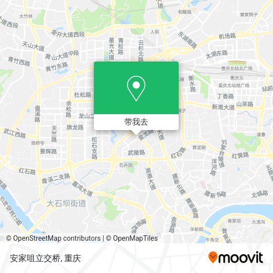 安家咀立交桥地图