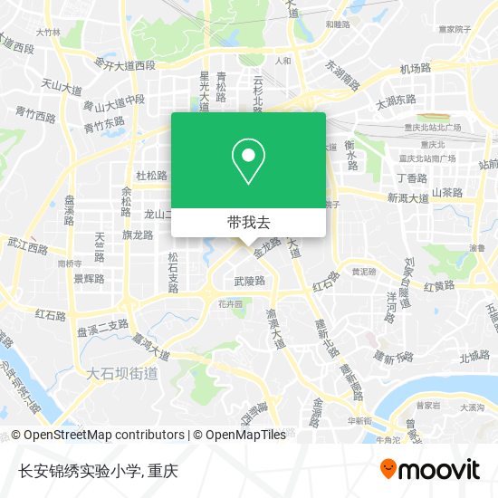长安锦绣实验小学地图