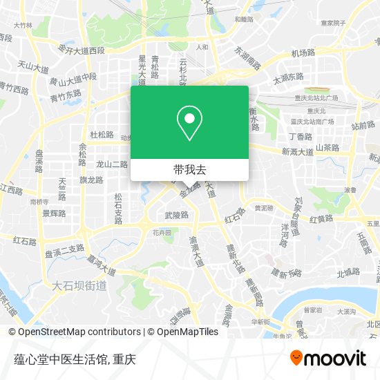 蕴心堂中医生活馆地图