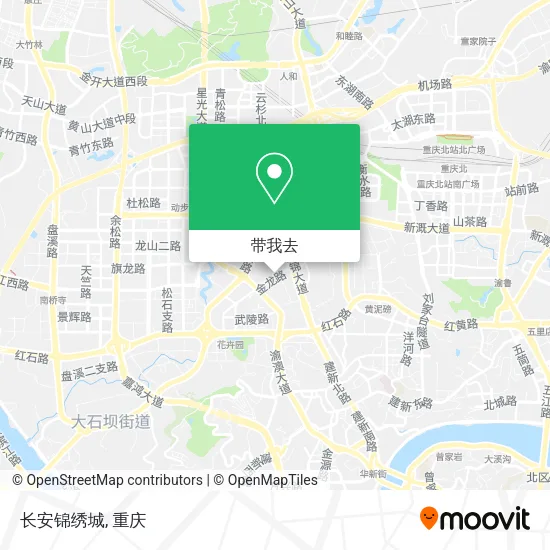长安锦绣城地图
